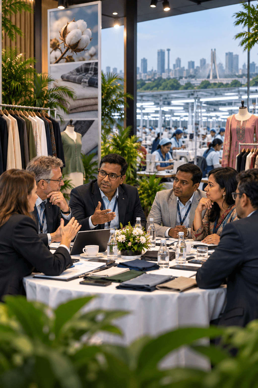 A dialogue session between brands and manufacturers